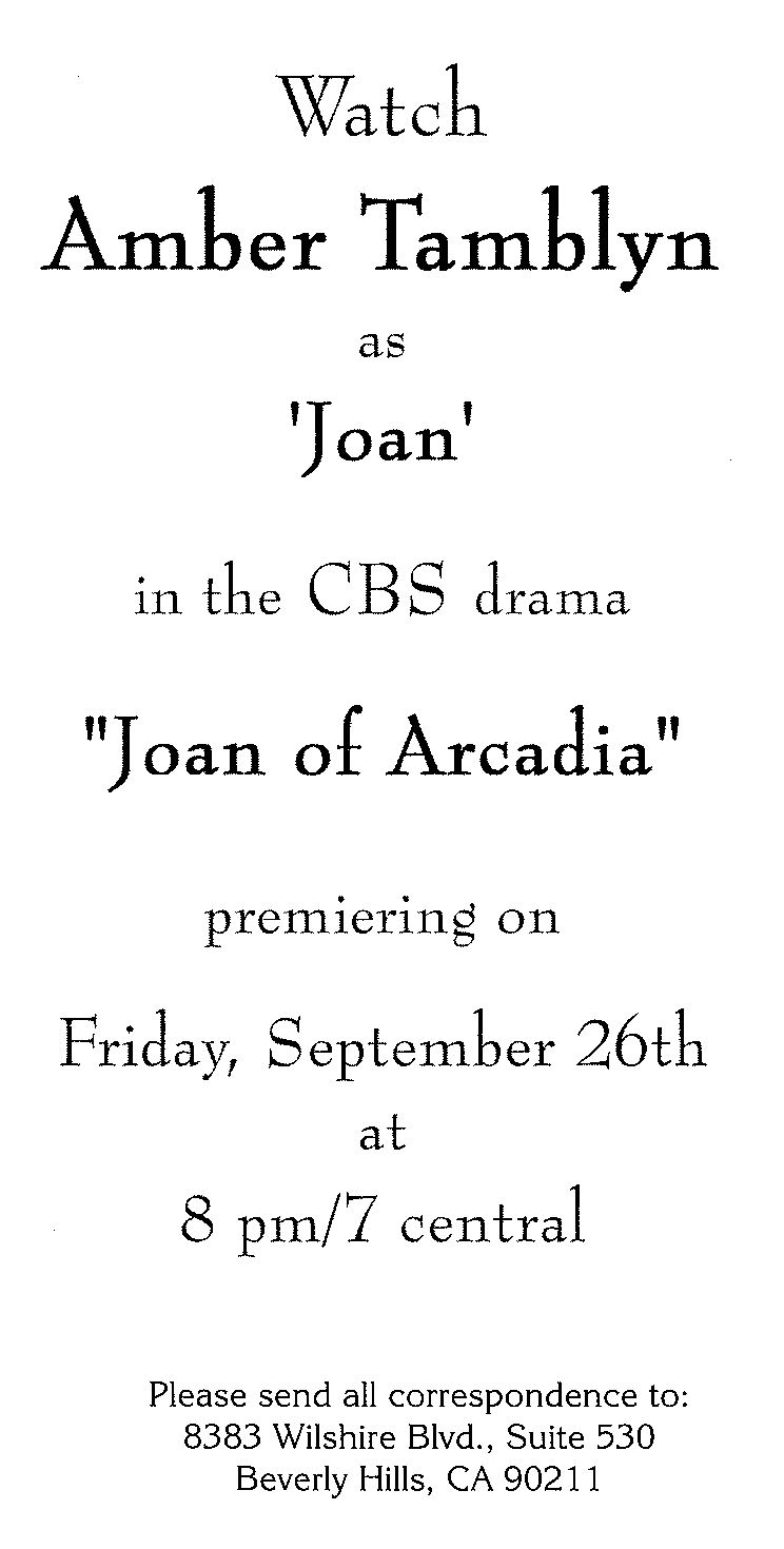 Joan of Arcadia Show